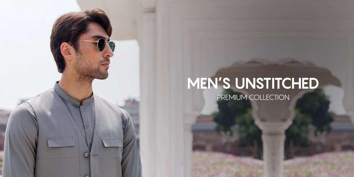 Pakistani Unstitched Men’s Shalwar Kameez suits