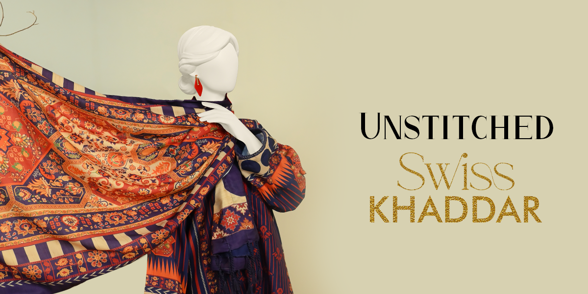 Unstitched Printed Khaddar Suits