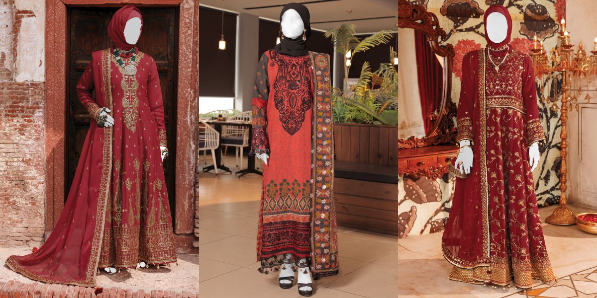 Buy Embroidered & Chiffon Stitched Dresses for Eid 2025