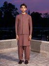 Coffee Brown Shauasar Men Suit | PMKS-10098