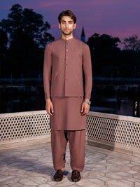 Coffee Brown Shauasar Men Suit | PMKS-10098