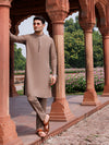 Rock Brown Boski Gold Men Suit | PMKT-10066