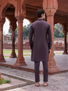 Rabbit Plum Boski Gold Men Suit | PMKT-10069