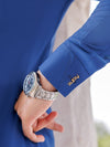 Galaxy Blue Shauasar Men Suit | PMKS-10099
