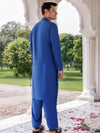 Galaxy Blue Shauasar Men Suit | PMKS-10099
