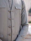 Green Ash Shauasar Men Suit | PMKS-10096