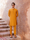 Wood Thrush Boski Gold Men Suit | PMKT-10067