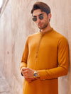 Wood Thrush Boski Gold Men Suit | PMKT-10067