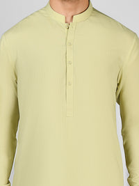 Green Blended Kurta Trouser | PMKT-10023