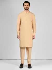 Biscuit Blended Kurta Trouser | PMKT-10024