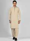 Fawn Blended Kameez Shalwar | PMKS-10028