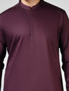 Plum Blended Kurta Trouser | PMKT-10038