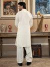 Cream Rang-e-Sahar Men Unstitched Fabric | PMU-10121