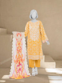 Luxury Chikan Kari Lawn Embroidered 3 Piece Unstitched | PJBWUE2601146