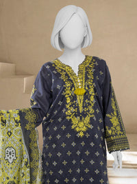Luxury Chikan Kari Lawn Embroidered 3 Piece Unstitched | PJBWUE2601147