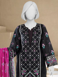 Luxury Chikan Kari Lawn Embroidered 3 Piece Unstitched | PJBWUE2601148