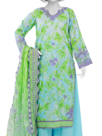 Luxury Chikan Kari  Embroidered 3 Piece Unstitched | PJBWUE2601150