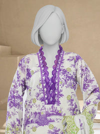 Luxury Chikan Kari Lawn Embroidered 3 Piece Unstitched | PJBWUE2601153