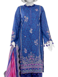 Luxury Chikan Kari  Embroidered 3 Piece Unstitched | PJBWUE2601155A