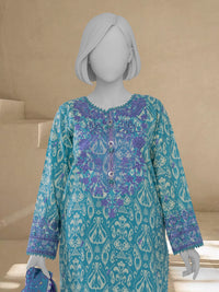 Luxury Chikan Kari Lawn Embroidered 3 Piece Unstitched | PJBWUE2601155B