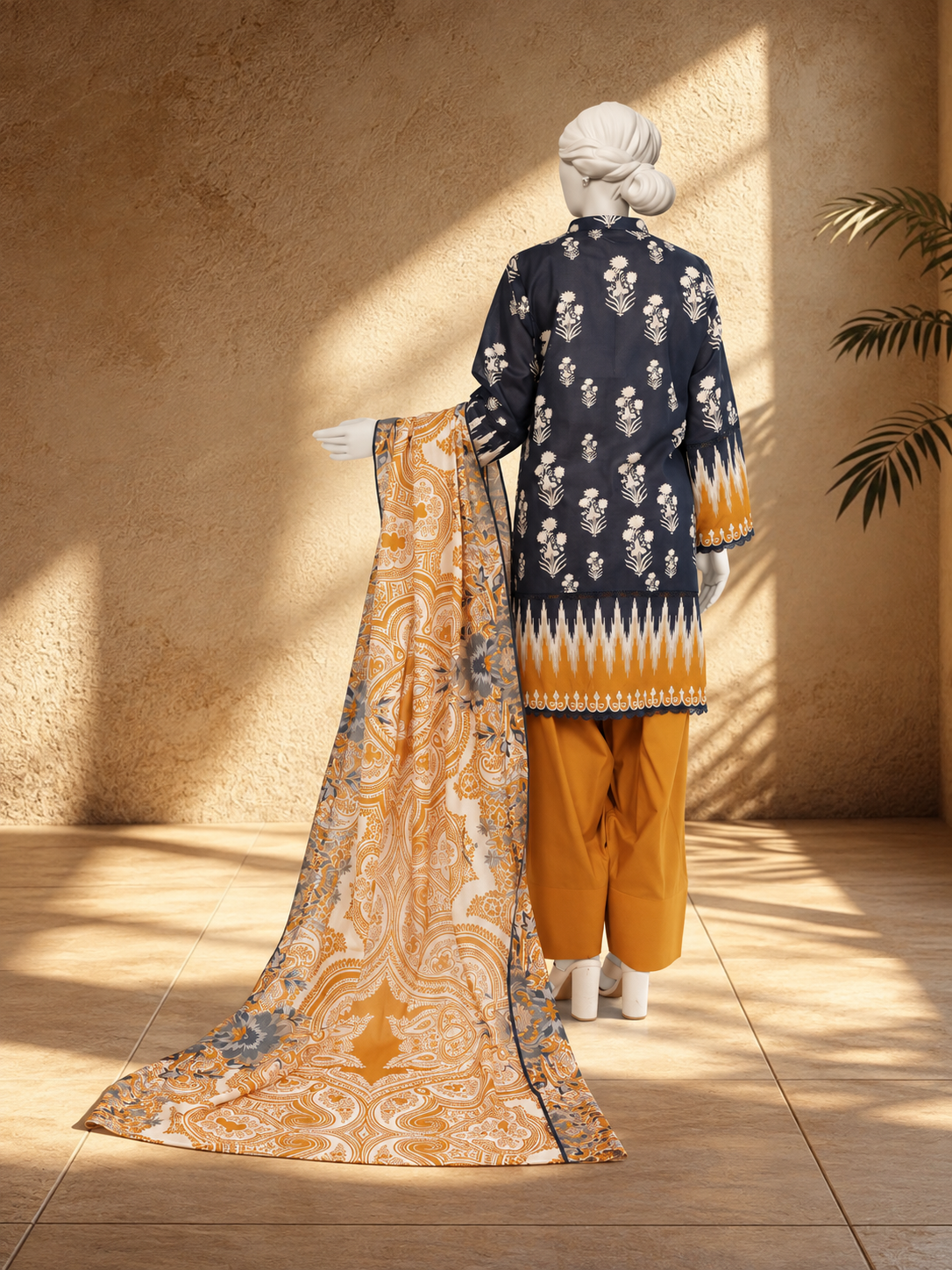 Lawn Printed 3 Piece Stitched Suit | PJBWKS2501105B