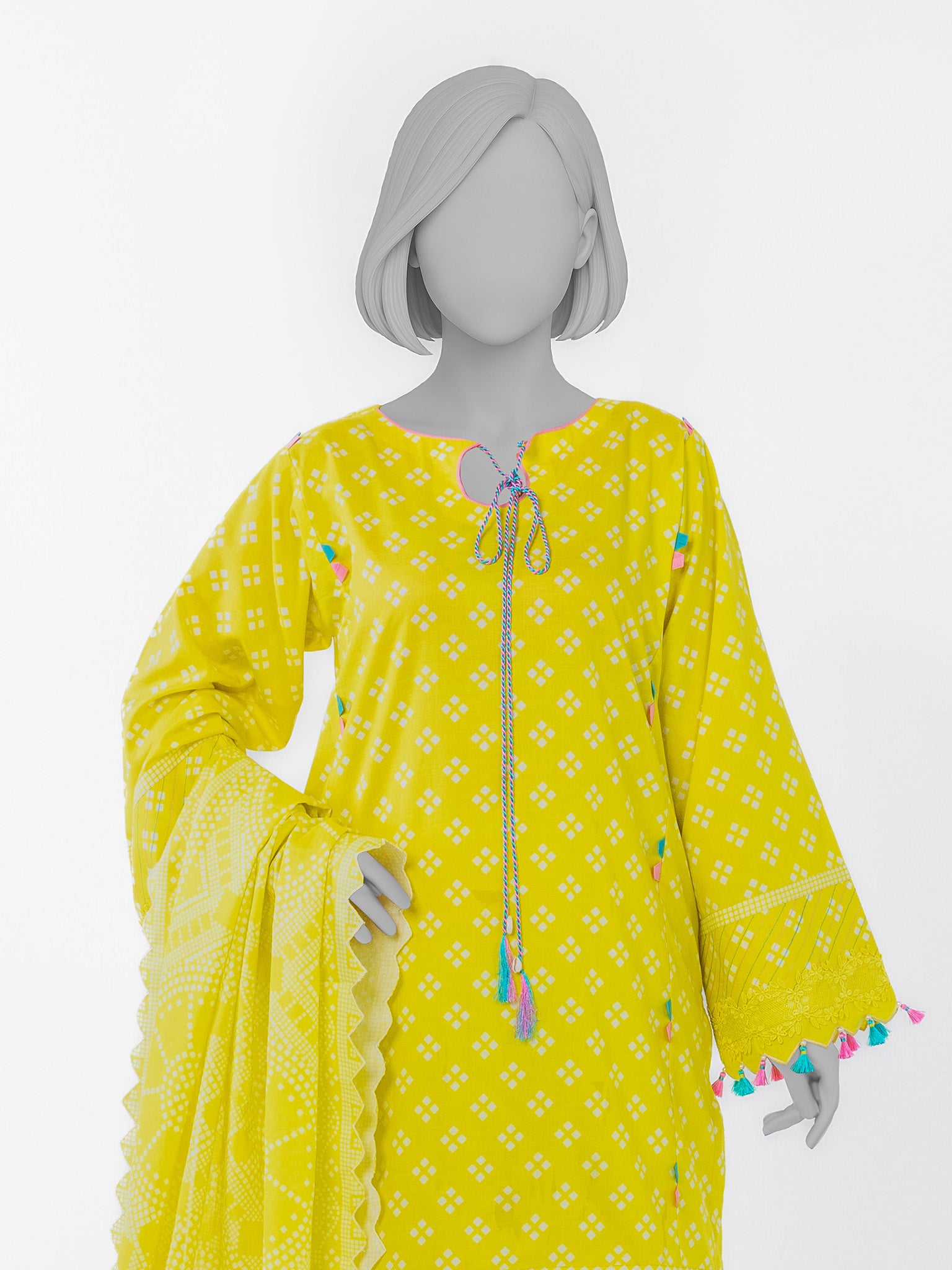 Lawn Printed 3 Piece Unstitched | PLU-1308U