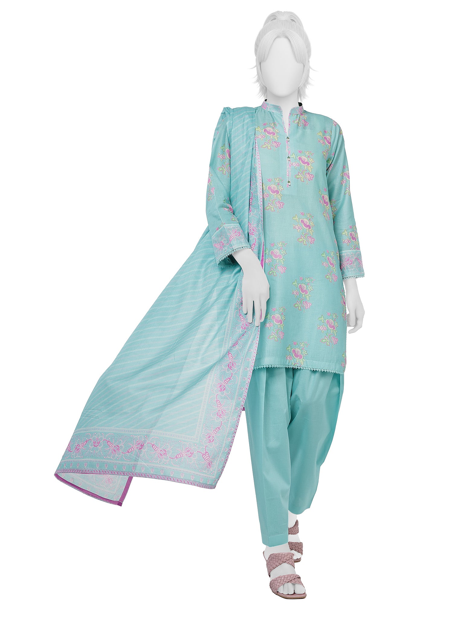 Lawn Printed 3 Piece Unstitched | PLU-1313U