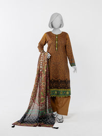 Lawn Printed 3 Piece Unstitched | PLU-1325U