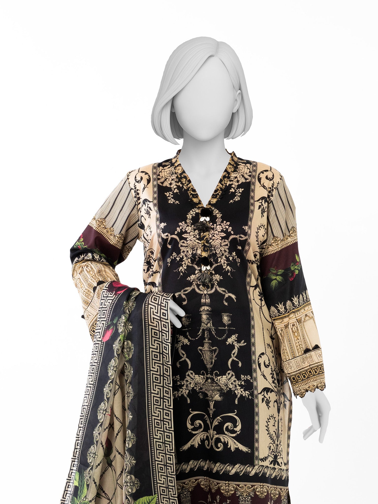 Lawn Printed 3 Piece Unstitched | PLU-1326U