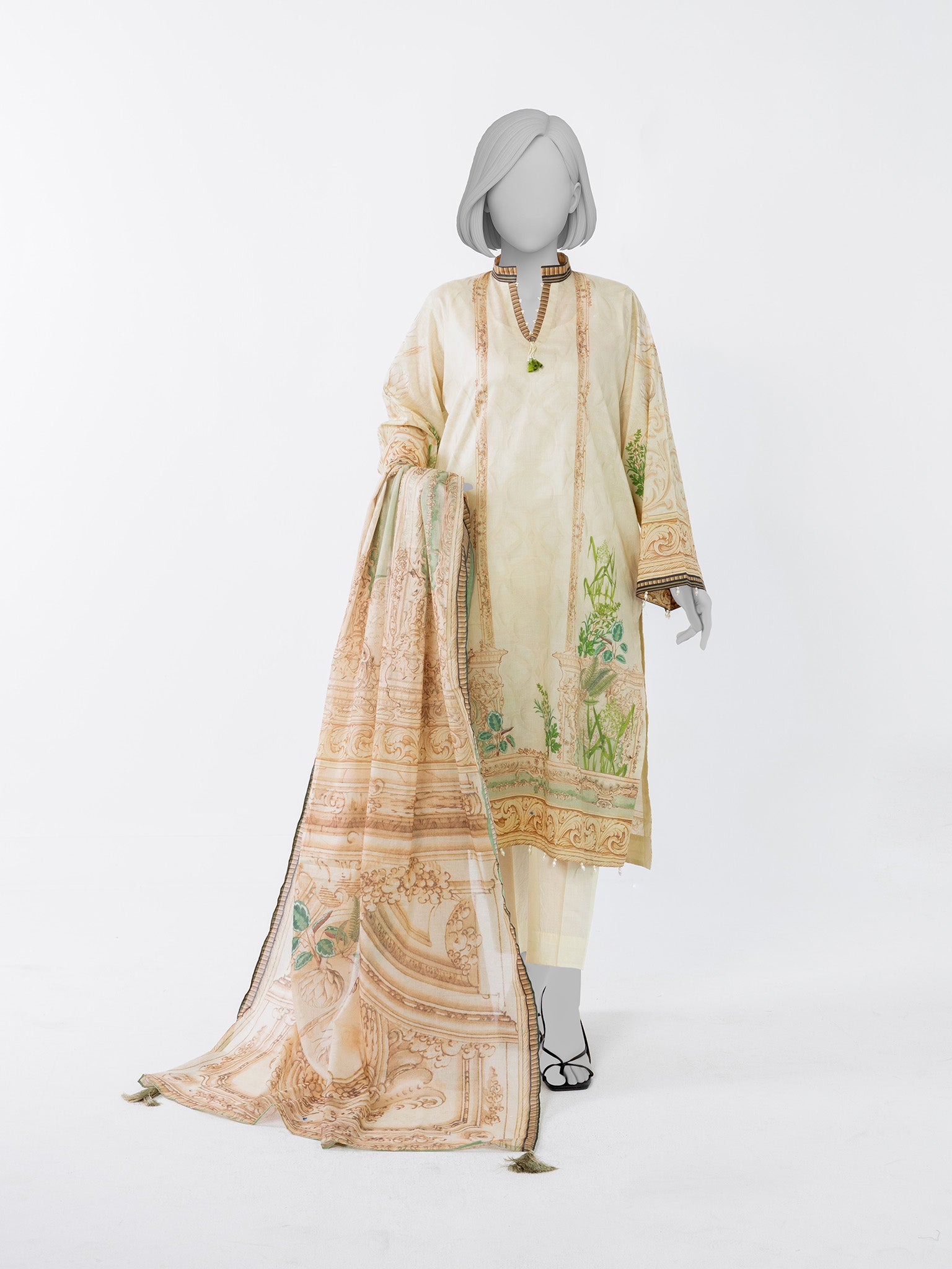 Lawn Printed 3 Piece Unstitched | PLU-1336U