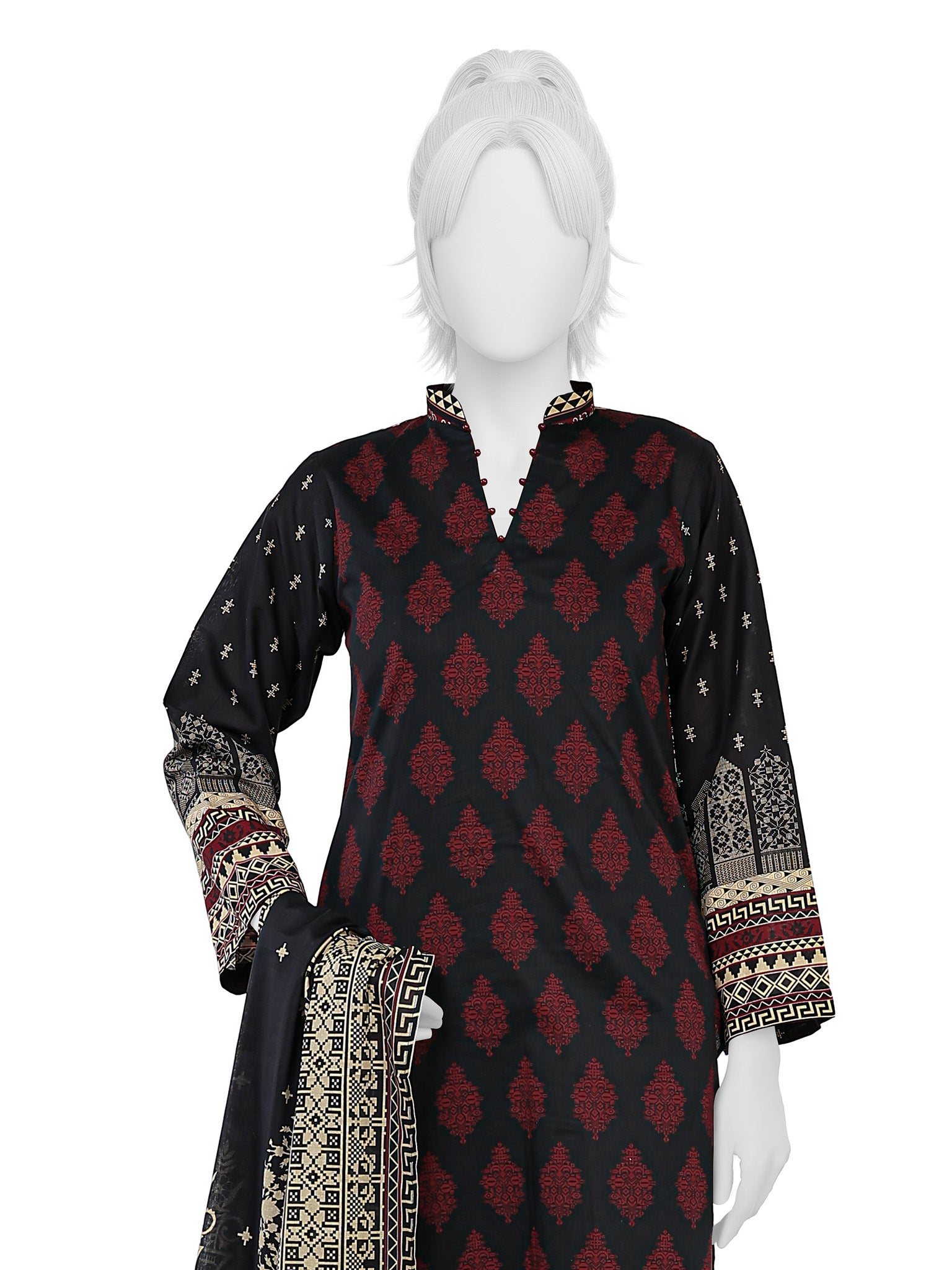 Lawn Printed 3 Piece Unstitched | PLU-1364U
