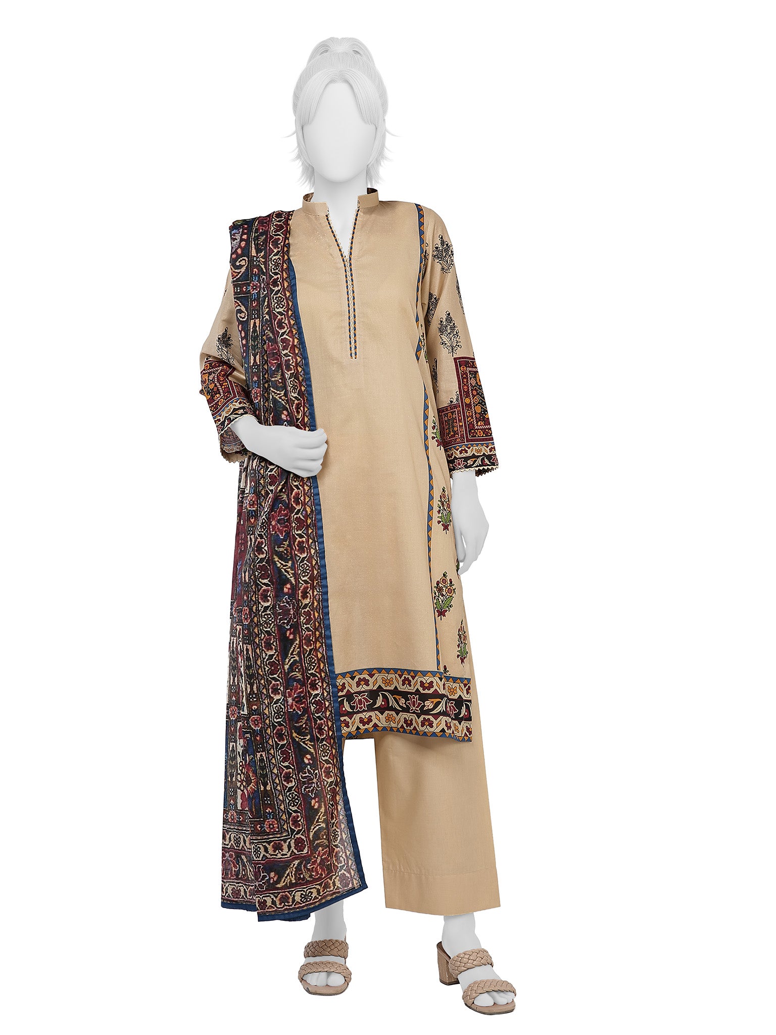 Lawn Printed 3 Piece Unstitched | PLU-1374U