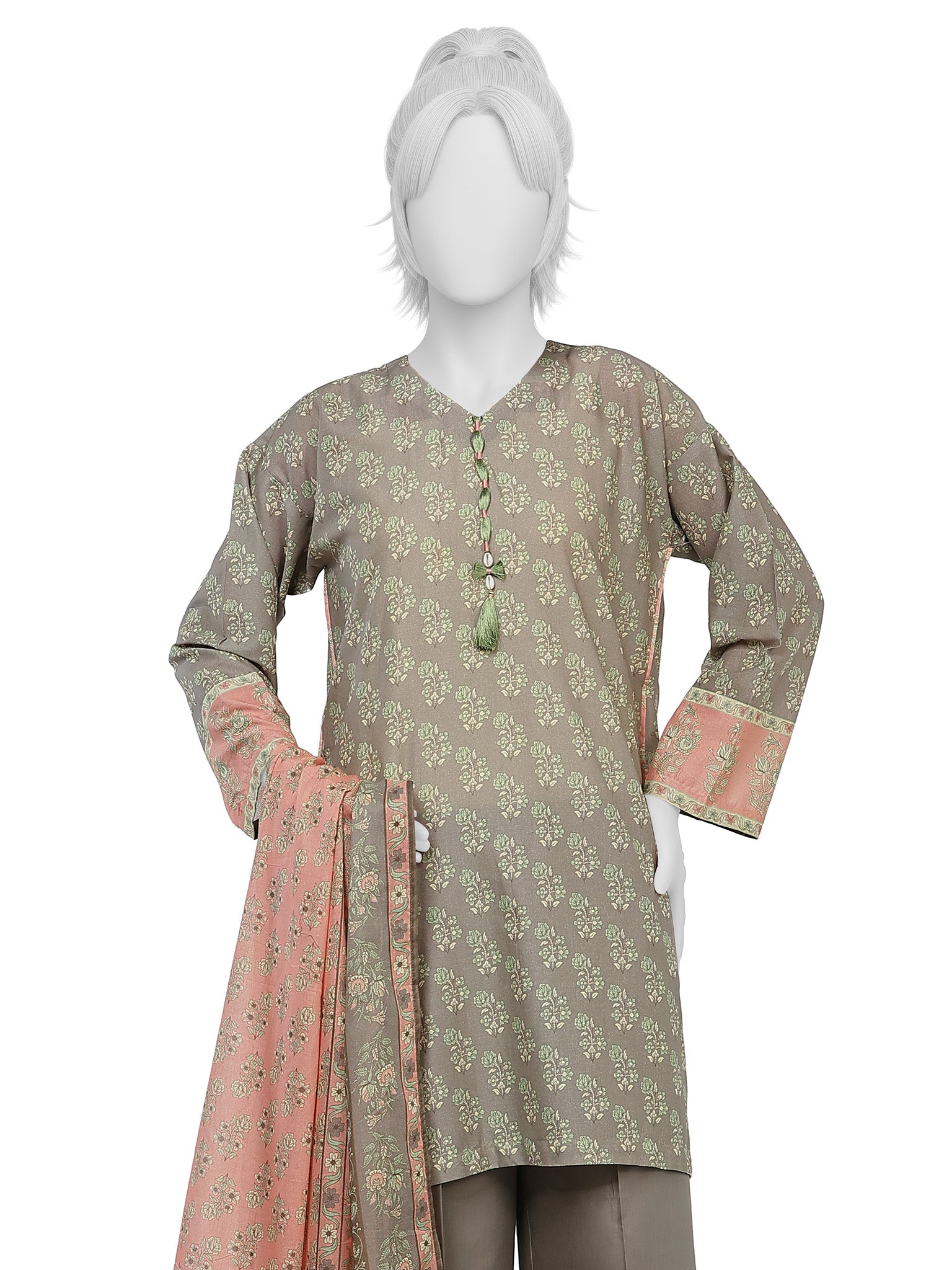Lawn Printed 3 Piece Unstitched | PLU-1408U