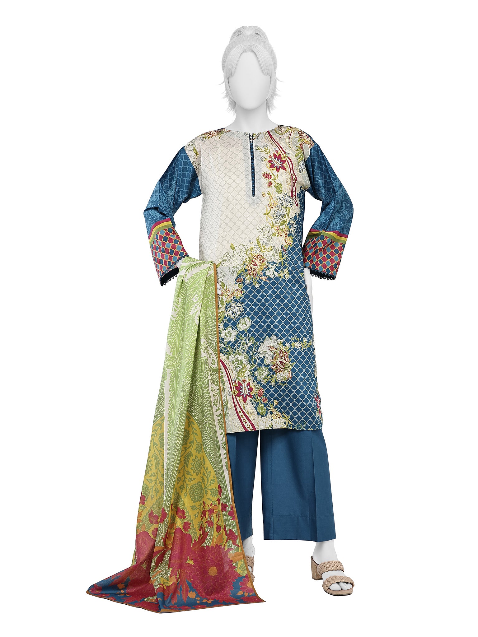Lawn Printed 3 Piece Unstitched | PLU-1578U