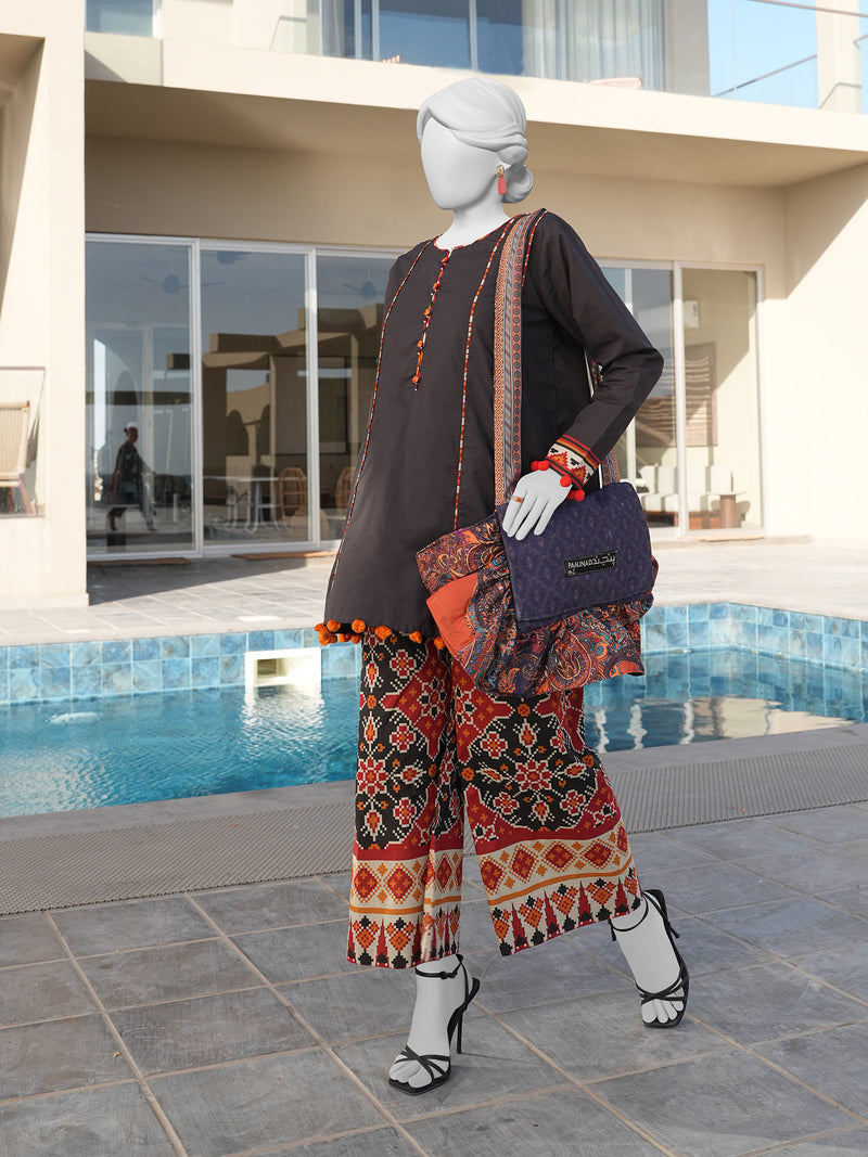 Lawn  Printed 3 Piece Unstitched | PLU-24-1202