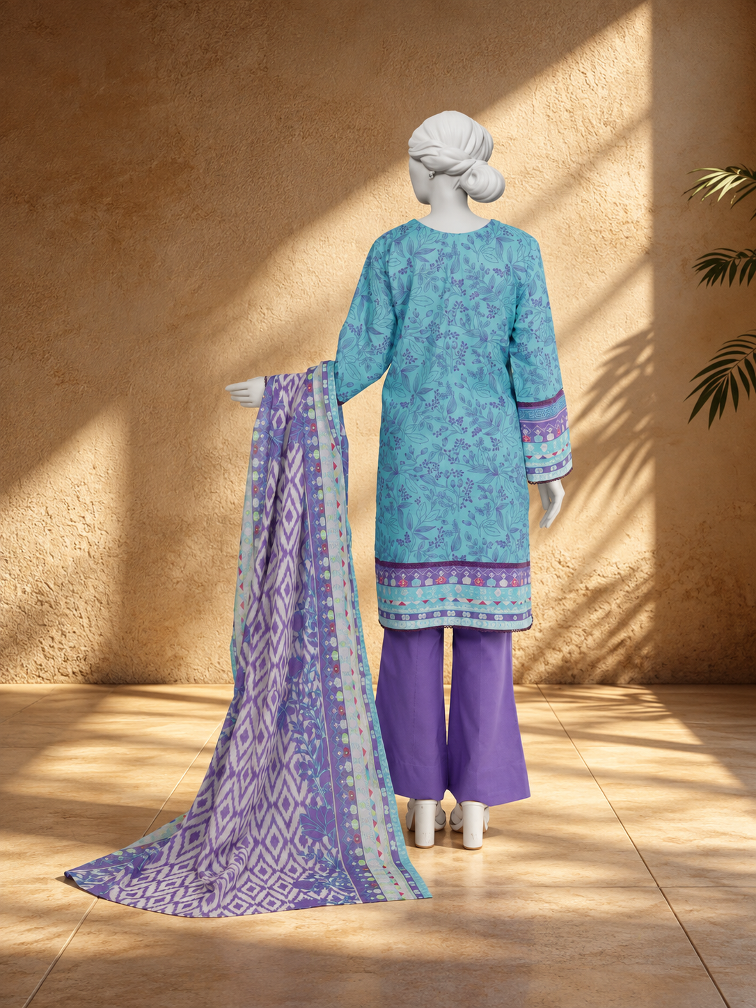 Lawn Printed 3 Piece Stitched Suit | PJBWKS2501107B