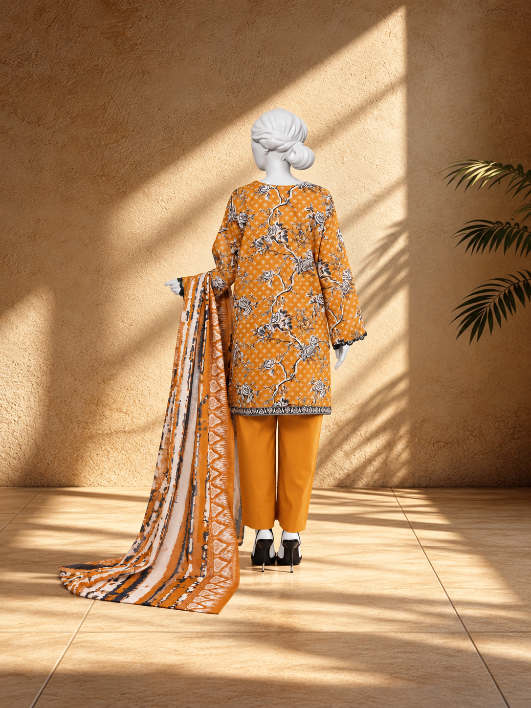 Lawn Printed 3 Piece Stitched Suit | PJBWKS2501106B