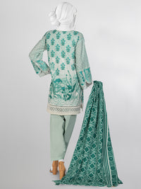 Lawn Printed 3 Piece Unstitched Suit | PLU-24-1004