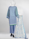 Blue Lawn 3 Piece Stitched Suit | PLS-24-7527