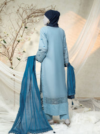 Luxury Embroidered 3Pc Unstitched Suit | PJ-PWU-240813