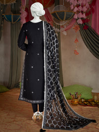 Party Wear Embroidered 3Pc Unstitched Suit | PJ-PWU-240832