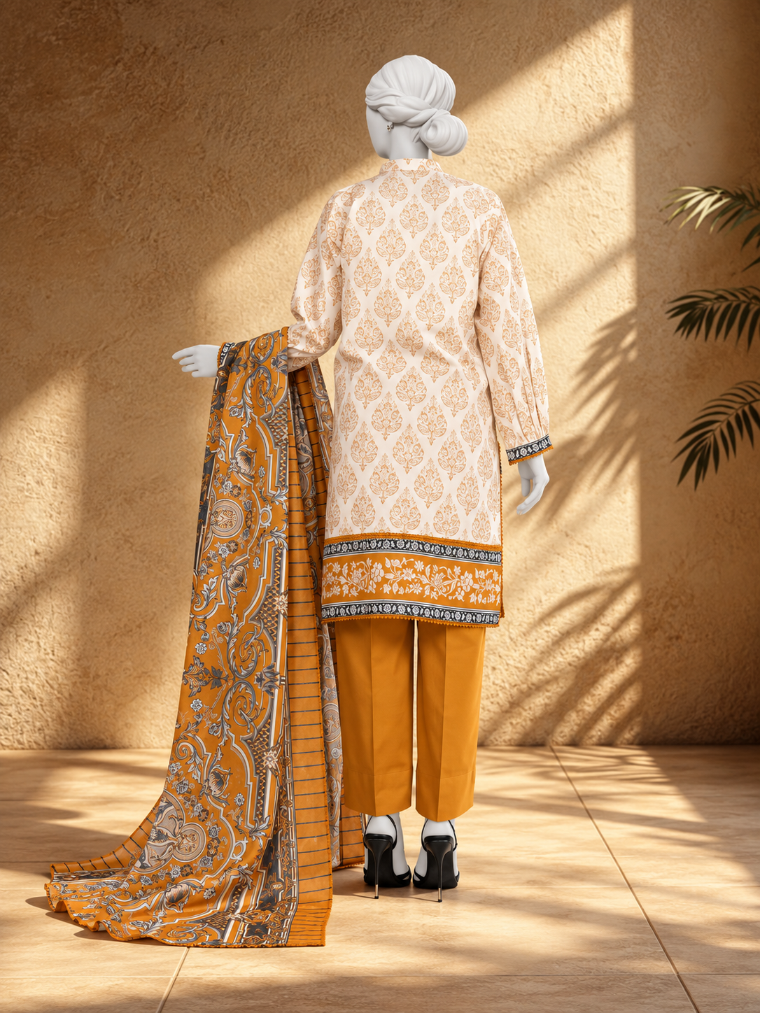 Lawn Printed 3 Piece Stitched Suit | PJBWKS2501104B
