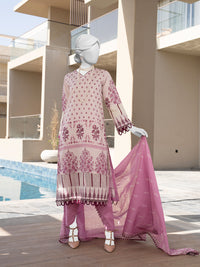 Lawn Printed 3 Piece Unstitched | PLU-24-1077