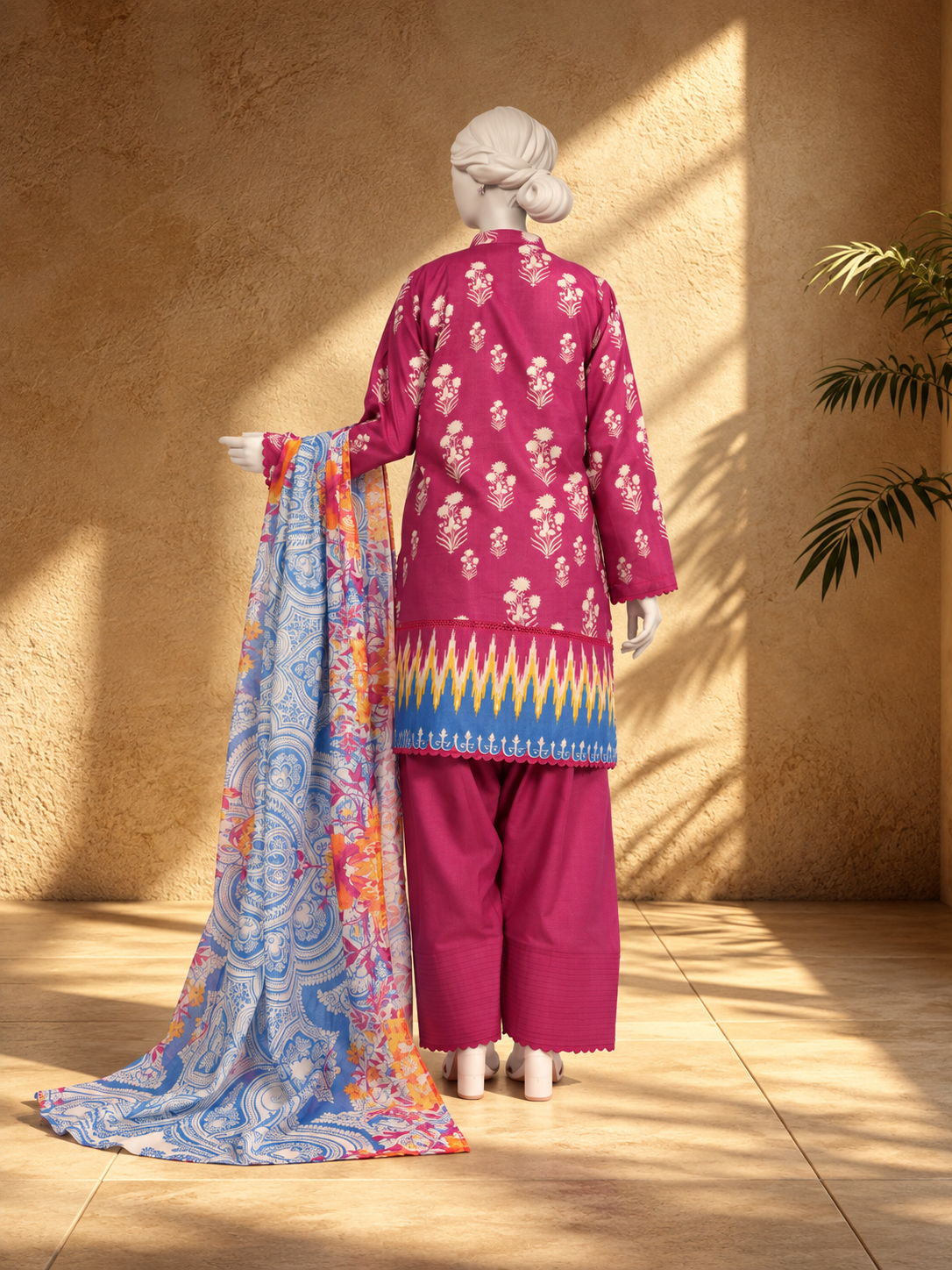 Lawn Printed 3 Piece Stitched Suit | PJBWKS2501105A