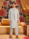 Agave Green Shauasar Men Suit | PMKS-10095