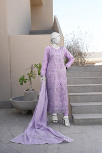 Luxury Embroidered 3Pc Unstitched Suit | PJ-PWU-240821