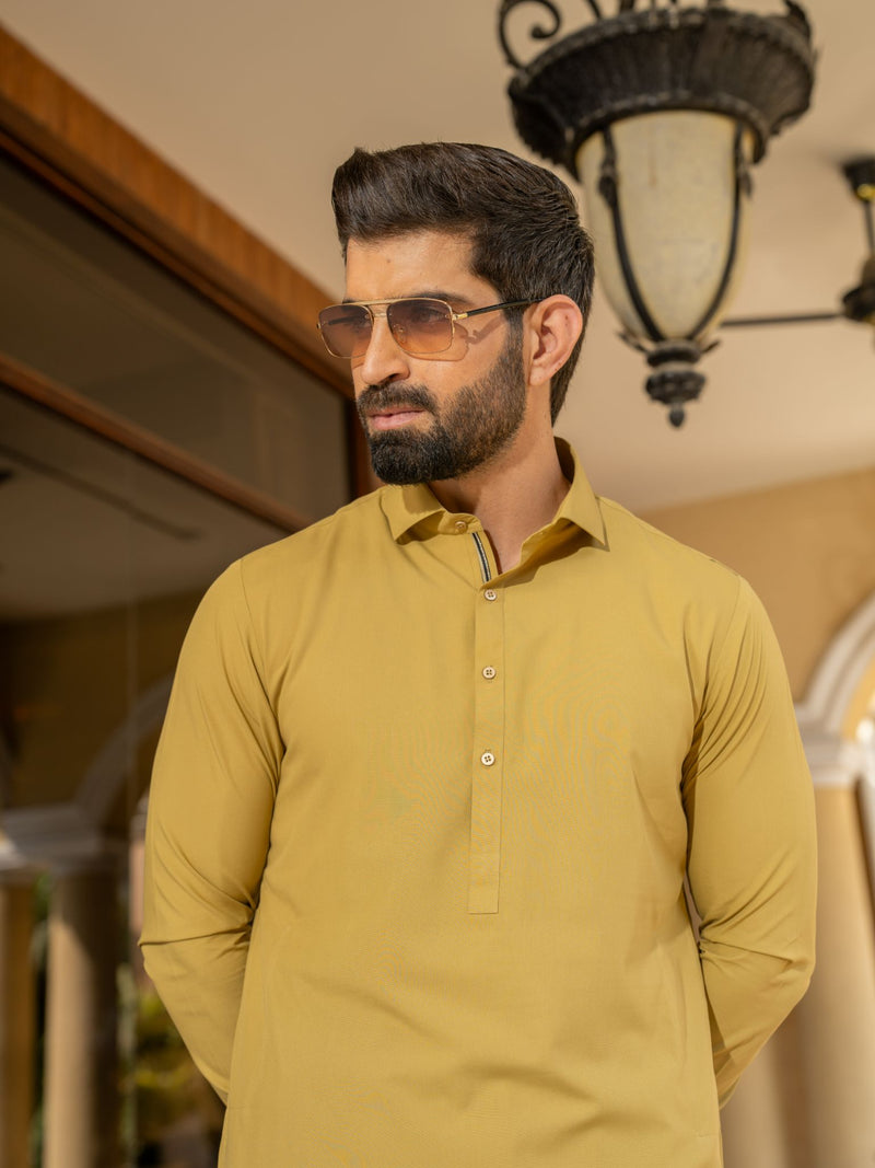 Praivie Sand Rang-e-Sahar Men Unstitched Fabric | PMU-10103