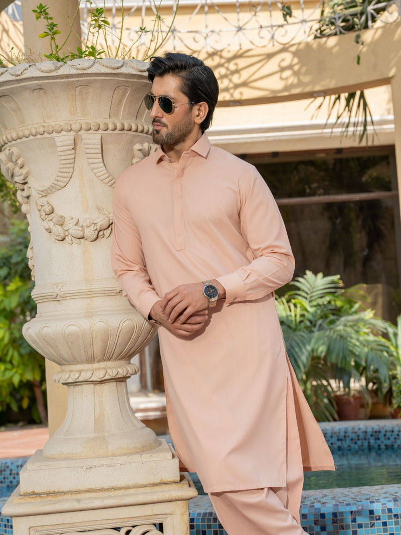Rose Dust Rang-e-Sahar Men Suit | PMKS-10080