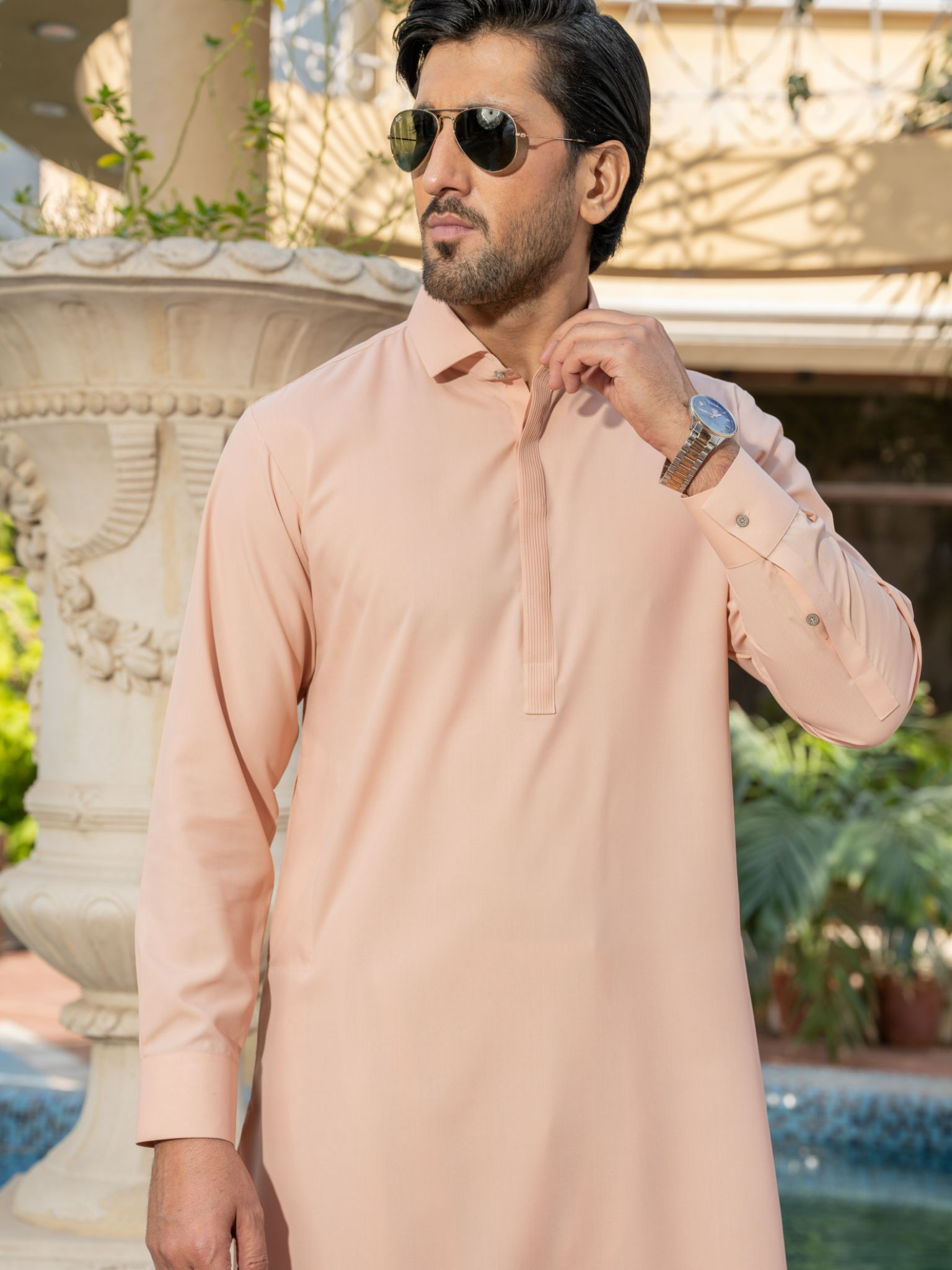 Rose Dust Rang-e-Sahar Men Suit | PMKS-10080