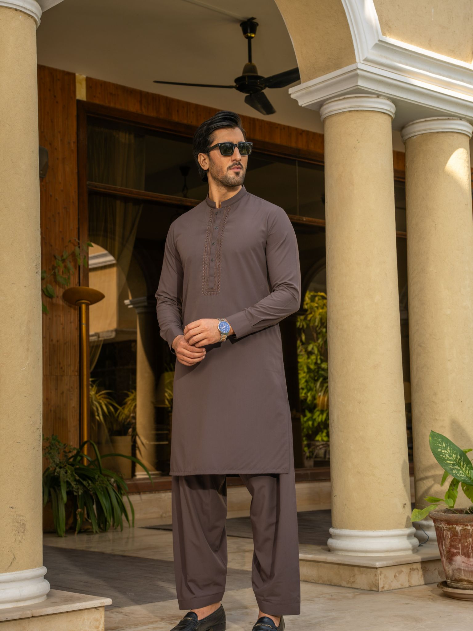 Raisuin Rang-e-Sahar Men Suit | PMKS-10109